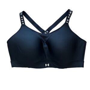 Under Armour Infinity High Sports Bra Black High Impact 1353942 Plus Size 3X NWT